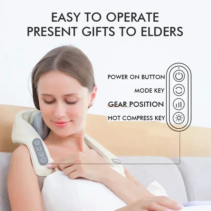 WholesomeHavens™ - Shoulder Kneading Massager